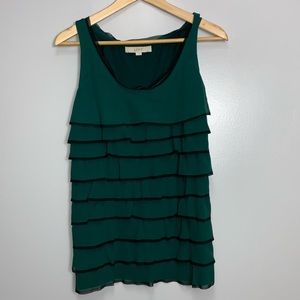 COPY - Loft Teal layered sleeveless shirt